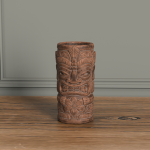 Juego de 2 tazas Tiki de <span class=keywords><strong>cerámica</strong></span> de estilo antiguo personalizadas al por <span class=keywords><strong>mayor</strong></span>, tazas de cóctel polinesias vintage, utensilios de Bar hechos a mano, taza TIKI - Product Image 5