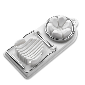 2 trong 1 tiện ích nhà bếp không gỉ Wedge Hình Luộc Trứng Cutter trứng <span class=keywords><strong>Slicer</strong></span> DIY dụng cụ nhà bếp - Product Image 1