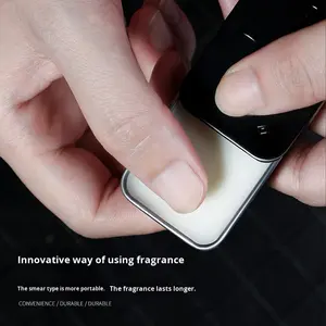 Baume de parfum solide moderne pour homme He Fengyu 15g – Échantillon – Parfum floral de patchouli longue durée – Cadeau portable - Product Image 2