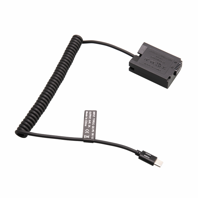 EP-5G DC Couple EN-EL25 Decoded Dummy Battery EH-5A USB Power Cable Connector Adapter for Nikon Z30 Z50 ZFC Cameras