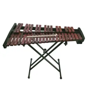 Профессиональный 37-цветный красный деревянный маримба 37-тональный ударный музыкальный инструмент