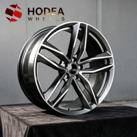 Jantes en alliage forgé style OE de 18/19/20/21/22 pouces pour Audi A4 A6 Q5 Q7, 10 branches, 5 trous, finition usinée, gris anthracite