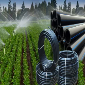 ISO标准工厂hdpe管20-1200毫米聚乙烯管农场灌溉系统hdpe管