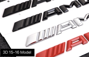 Pour Mercedes <span class=keywords><strong>AMG</strong></span>, autocollant d'emblème arrière 3D - Product Image 6