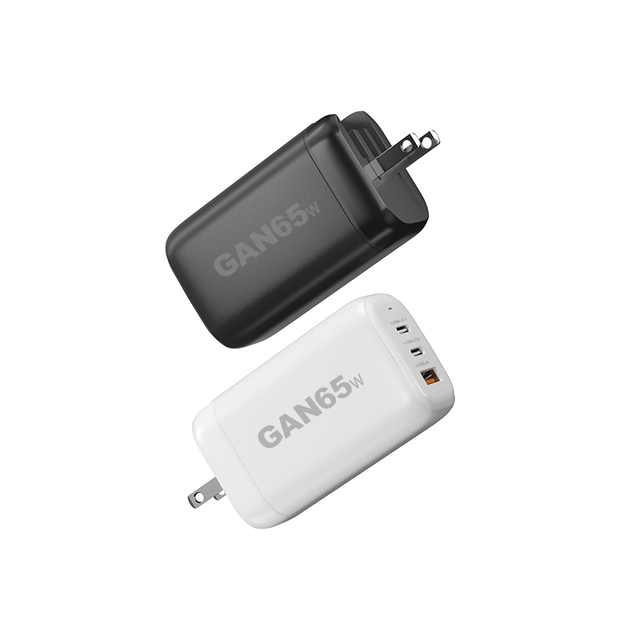 65W GaN Charger 4 Plugs PD 2C 1A QC3.0 Mobile Phone USB C Charger Supply CE FCC ROHS CB ETL KC Certified