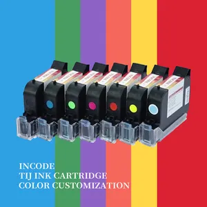 Cartuccia completa da 42 ml di inchiostro a solvente bianco INCODE per stampanti a getto d'inchiostro termico, data di scadenza e batch, confezione originale sfusa - Product Image 6