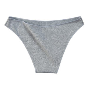 Tanga de Mujer de Cintura Alta, Poliéster y Elastano, Sexy, Transpirable, Ecológica, Sin Costuras, Lisa, Teñida, con Logotipo en la Cintura, Tallas M-2XL - Product Image 2