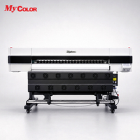 Impresoras de Inyección de Tinta de 1.8m con 4 Cabezales I3200, Placa Hoson y Software Maintop, Plotter de Impresión de Gran Formato con Tinta Eco Solvente