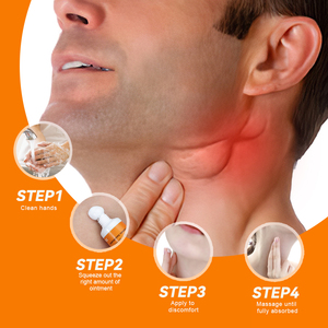 Crema de desintoxicación linfática Cuello Ganglios linfáticos Masaje Ungüento Pierna Axila Dolor hinchado Yeso - Product Image 2