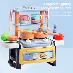 Juego educativo personalizado pequeño Mini juguete de cocina simulación del hogar Cocina y <span class=keywords><strong>lavado</strong></span> Mini mesa de comedor simulación juego de juguete de cocina - Product Image 6