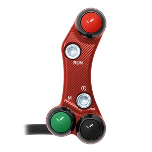 Interruptor de manillar derecho para BMW S 1000 XR (orificios desalineados) (rojo) - Product Image 1
