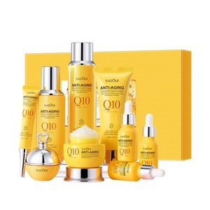 Coffret cadeau de soins de la <span class=keywords><strong>peau</strong></span> à la coenzyme Q10, anti-âge, hydratant, éclaircissant, kit complet de soins du <span class=keywords><strong>visage</strong></span>, nettoyant, tonique, essence, <span class=keywords><strong>crème</strong></span>, pour femmes - Product Image 6