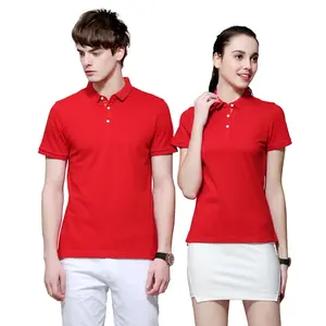 Cheap Cotton Polyester Unisex Men's O-Neck Short-Sleeve Sports Solid Color OEM Logo Customize Polo t shirt T-shirts t-shirt