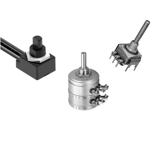 Bouton de potentiomètre Altmann en plastique noir 22 mm pour pièces d'instruments - Product Image 2