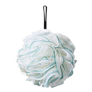 Vendita calda di colore della pelle maglia spugna palla morbida luffa bagnoschiuma rotondo soffio doccia - Product Image 5