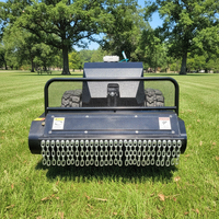 Tondeuse à gazon multifonctionnelle 4000W avec moteur sans balais, télécommandée, avec kit d'éclairage et chasse-neige en option pour diverses utilisations extérieures