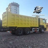 Camion benne d'occasion Sinotruk Howo 371 CV avec benne anti-usure pour travaux routiers et projets de terrassement