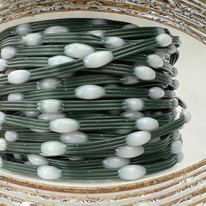 Guirlande lumineuse à <span class=keywords><strong>LED</strong></span> adressable <span class=keywords><strong>WS2811</strong></span> RGB IC, 20AWG (0,2 mm²), 3 broches, DC12V, 1000 <span class=keywords><strong>LED</strong></span>, pas de 50 mm/100 mm, en plastique, forme de galet, IP67 - Product Image 3