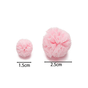 Pompons en maille élastique 1,5 cm, accessoires de vêtements DIY pour la création de bijoux, fournitures artisanales faites à la main - Product Image 2