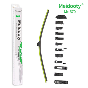 Chất lượng cao 22-inch tự động kính chắn gió gạt nước phổ lưỡi gạt nước không xương nhiều màu sắc tương thích 200 + Xe mô hình cần gạt nước - Product Image 3