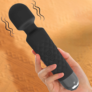 Vibrador de masaje de varita Av femenino de silicona médica de alta calidad, masajeador de juguetes sexuales y relajación para mujeres - Product Image 1