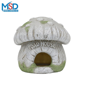 Casa de Resina con Forma de Hongo para Ranitas, Resistente a la Intemperie, para Decoración de Jardín de Hadas, Césped y Porche - Product Image 2