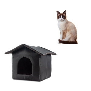 Muebles para mascotas personalizables ODM impermeable Oxford invierno gato perrera casa portátil plegable al aire libre refugio para Rescate de Mascotas callejeras - Product Image 1