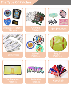 Custom National Hockey League Logo Embroidery Patch Clothing Heat <b>Press</b> Badges Embroidered Patches Sew Iron on for <b>Clothes</b> - Product Image 6