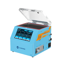 Machine de laminage OCA Sunshine L4 2-en-1 avec pompe à vide et éliminateur de bulles pour réparation d'écrans LCD plats et incurvés de téléphones portables