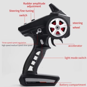 รถบังคับวิทยุออฟโรด RC390 มอเตอร์แบบแปรงถ่าน ความเร็ว 38 กม./ชม. SJY-Q117 2.4G 4wd ขนาด 1/16 ควบคุมได้ทุกส่วน - Product Image 4