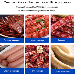 Machine automatique de remplissage de <span class=keywords><strong>saucisses</strong></span> sous vide en acier inoxydable, poussoir à <span class=keywords><strong>saucisses</strong></span> commercial, équipement industriel de transformation de la viande - Product Image 6