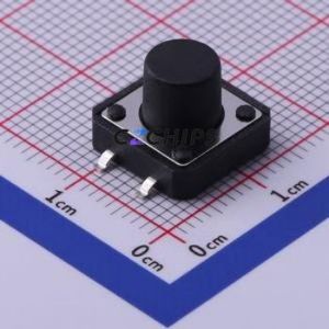 TS-1094S-A11B3-D1 Tactile Switch SMD-4P,12x12mm Switch Single Pole Single Throw Round Button 2.5N 12mm - Product Image 1