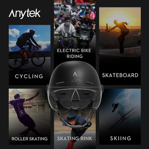 1080P casco <span class=keywords><strong>Cam</strong></span> moto Foxware HD videocamera casco di sicurezza per scooter per la mobilità e sport - Product Image 6