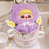 100% authentique 8 pièces/boîte bébé trois nouveaux IP Kiki peluche Zoo série bébé 3 boîte aveugle vinyle visage peluche poupées beaux porte-clés jouets