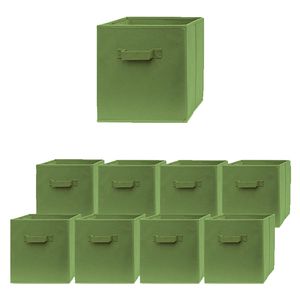 Cajas <span class=keywords><strong>Cubo</strong></span> de almacenamiento de ropa de tela no tejida ecológicas plegables al por mayor para el hogar - Product Image 6
