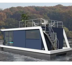 Aluminum frame houseboat for rent mobile sea boathouse rental houseboat