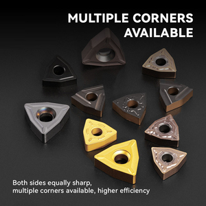 Sourcefactory ألواح كربيد المعادن الصلبة، أدوات إدخال كربيد الحجر الصلب، أدوات طحن كربيدية، SNMG TNMG VNMG 120408 DNMG 120404 - Product Image 3