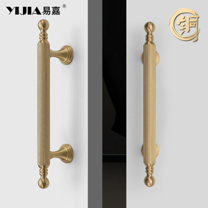 Hiện đại tối giản Brass vòng kéo tủ quần áo TV Tủ lối vào tủ đầu giường sọc xử lý đồ nội thất phần cứng - Product Image 6