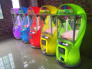 Alta calidad encantadora cena box 2 arcade garra máquina de mecanismo con azul - Product Image 5