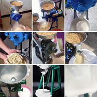 Moulin Électrique Multifonctionnel pour Arachides Humides et Sèches, Machine à Beurre d'Arachide, Moulin à Farine de Riz, Maïs, Lait de Soja, Arachides, Moulin Électrique Sec et Humide