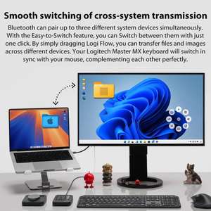 Nouveautés - Souris sans fil Logitech <span class=keywords><strong>MX</strong></span> <span class=keywords><strong>Master</strong></span> 4 8K <span class=keywords><strong>DPI</strong></span> originale - Product Image 4