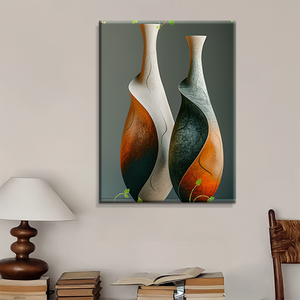 Vaso Vintage Still Life pittura a olio mensola pittura decorativa tela da parete arte FORL IV Ing Room camera da letto ufficio decorazione cucina - Product Image 6