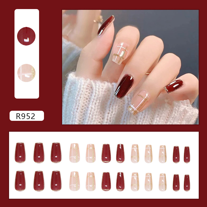 QH-R952 rich wine red "glue]