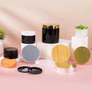 Gran oferta, tarro para mascotas de boca ancha con tapa, tarro ámbar para mascotas, tarros de crema cosmética de cuello ancho, Plástico - Product Image 3