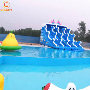 Piscina inflable de PVC para niños y adultos, tobogán de agua fresco para verano - Product Image 3