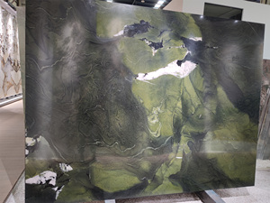 <span class=keywords><strong>Lastre</strong></span> <span class=keywords><strong>di</strong></span> <span class=keywords><strong>pietra</strong></span> <span class=keywords><strong>di</strong></span> quarzite verde verde avocado grezzo <span class=keywords><strong>di</strong></span> lusso per l'isola della cucina - Product Image 4