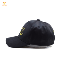 Gorras de Béisbol Personalizadas al por Mayor de Alta Calidad, Forradas de Satén, de Seda Negra, con Visera Curva, de 6 Paneles, para Hombre y Mujer, con Diseño de Leopardo y Oxford