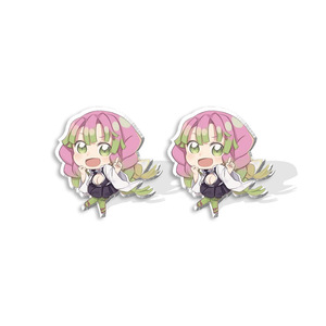 Boucles d'oreilles mignonnes Nezuko, anime <span class=keywords><strong>Kimetsu</strong></span> <span class=keywords><strong>No</strong></span> <span class=keywords><strong>Yaiba</strong></span>, pendentif en acrylique, boucles d'oreilles <span class=keywords><strong>Demon</strong></span> <span class=keywords><strong>Slayer</strong></span> - Product Image 5