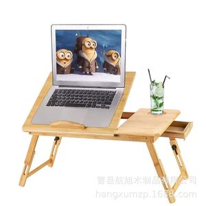 Wooden Bed <b>Desk</b> Height Adjustable <b>Foldable</b> With Drawer Laptop Stand Bedroom Use - Product Image 5