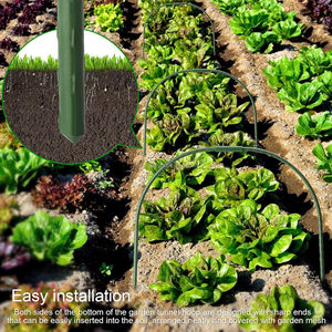 Arceaux de jardinage modernes, légers, écologiques, antirouille, avec couverture de jardin et clips - Product Image 4